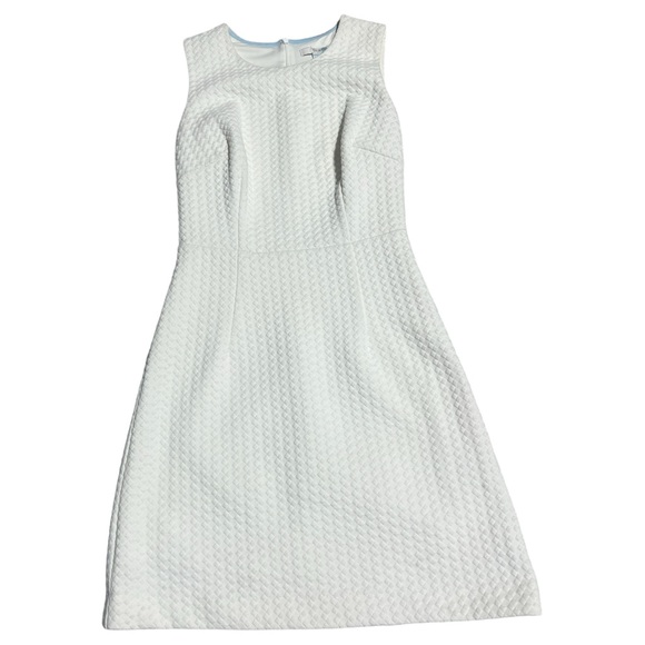Boden White Textured Sleeveless Dress - Picture 2 of 11